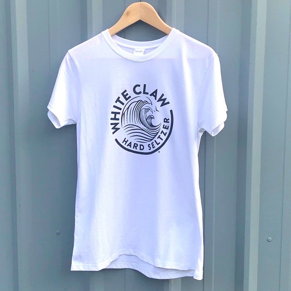 ♻️ SOLD ♻️ Denim Romper White Claw T-Shirt - Picture 1 of 7